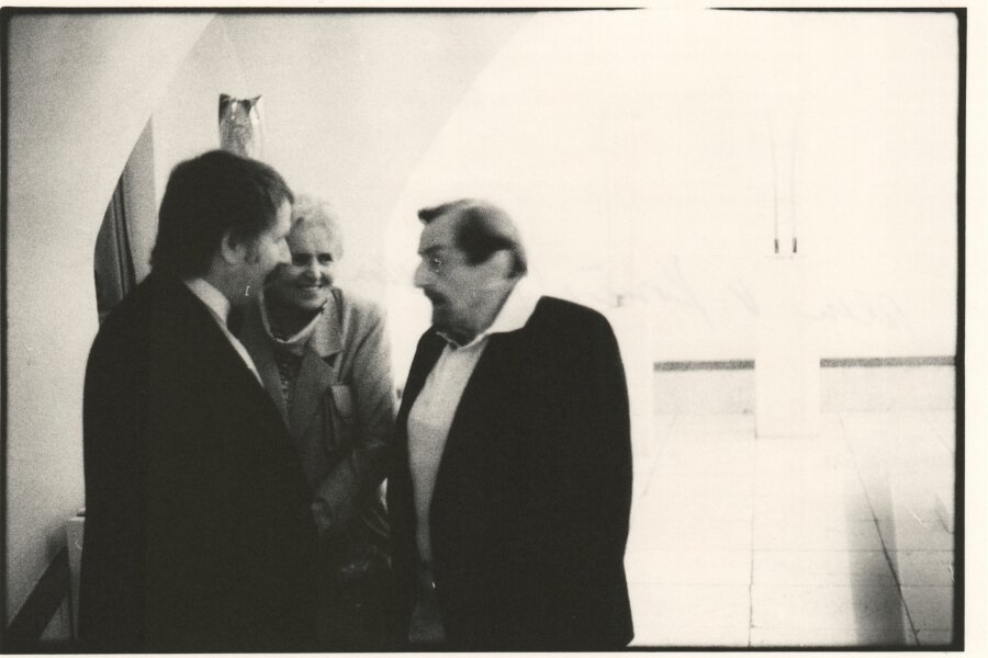 Zleva Valér Kováč, Jiřina Medková, Milan Zezula